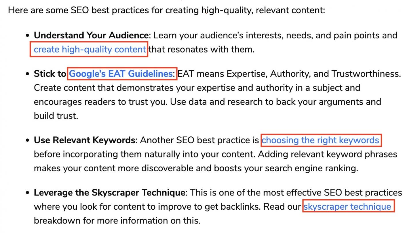 internal linking