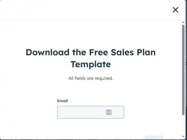 Free sales plan template