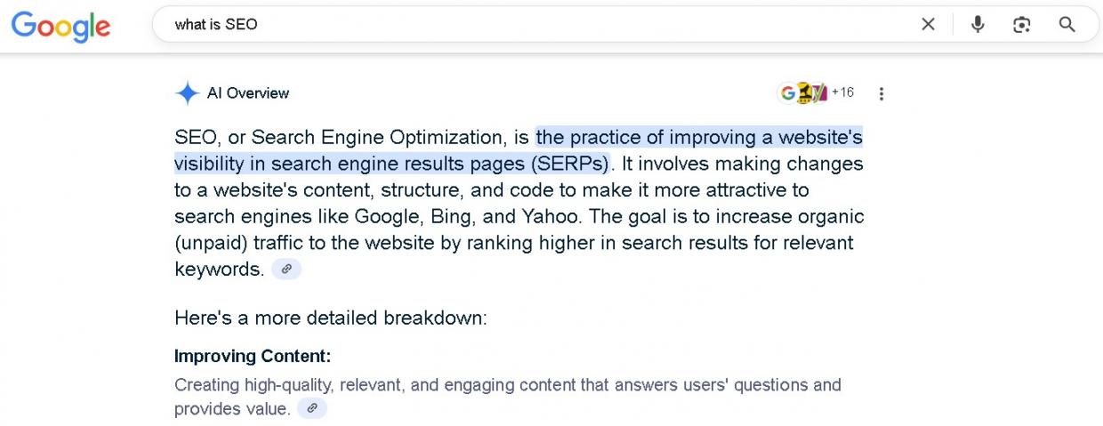 SEO AI Overview