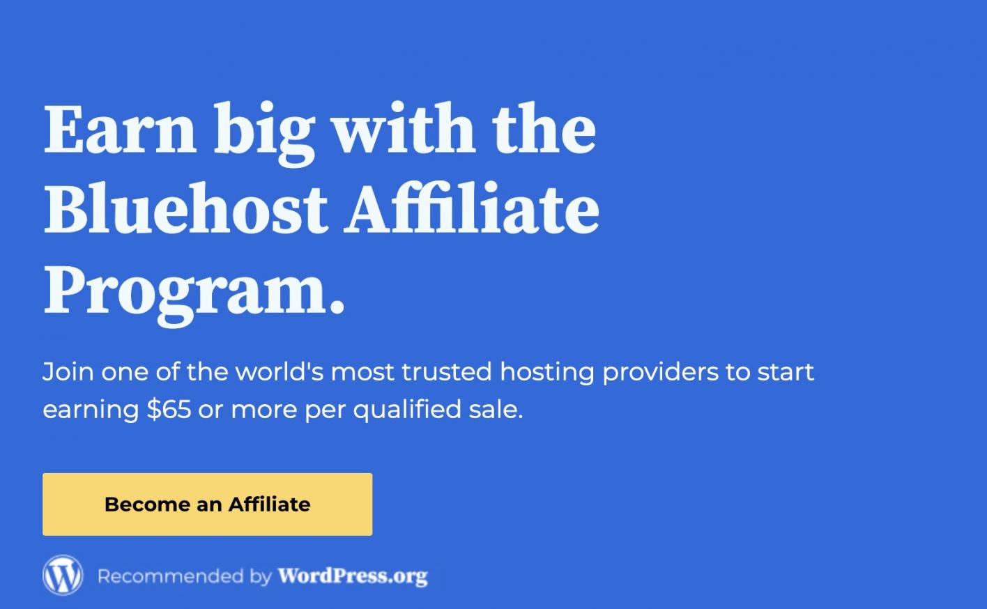 bluehost affiliate program