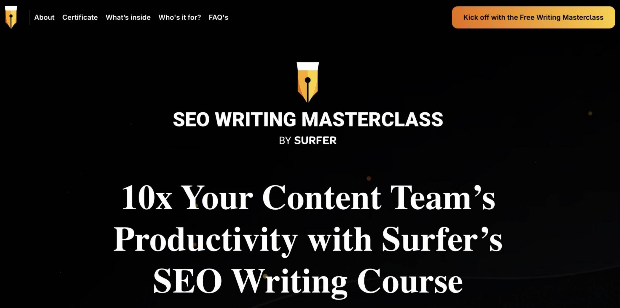 surferseo writing masterclass