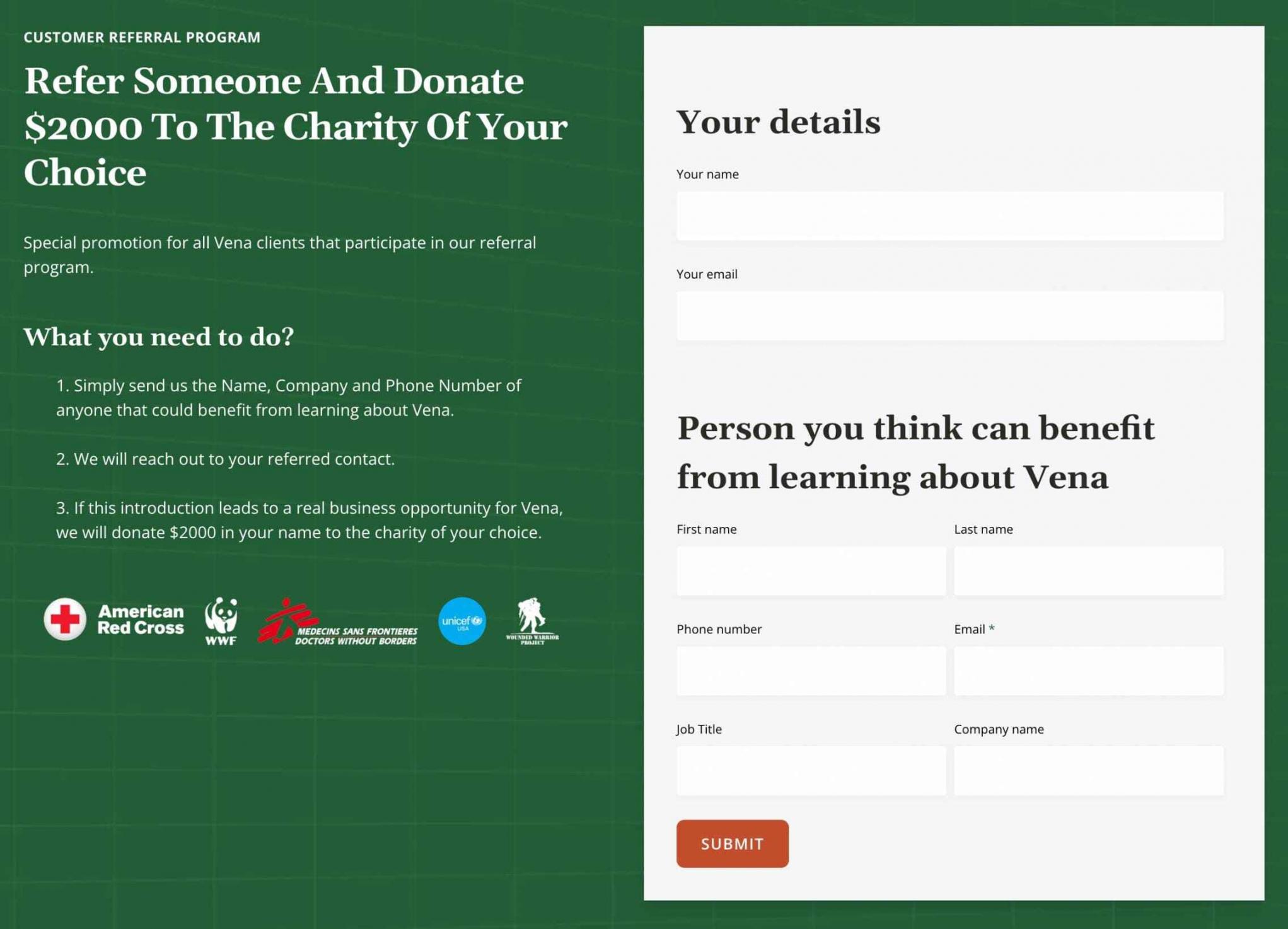 vena referral program