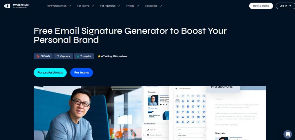 MySignature Homepage