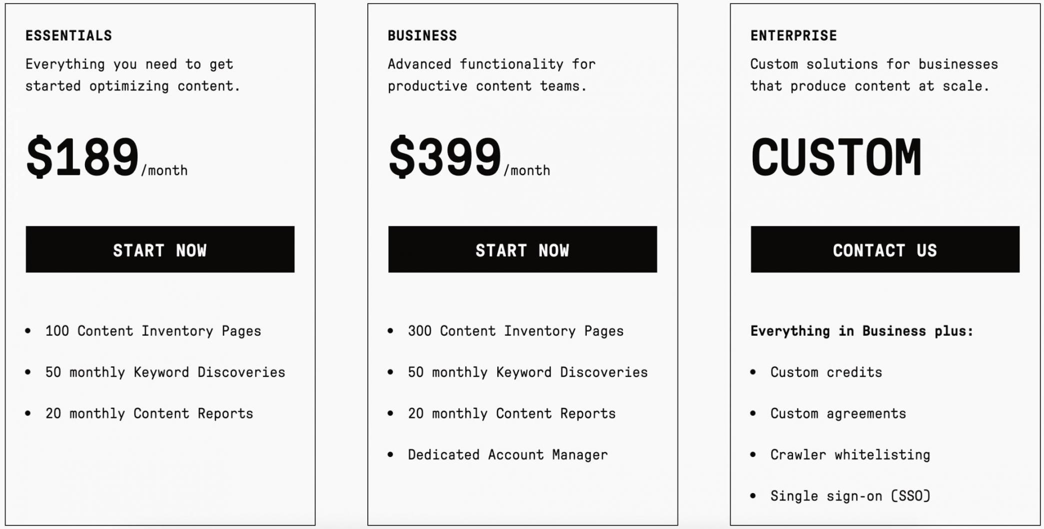 clearscope pricing