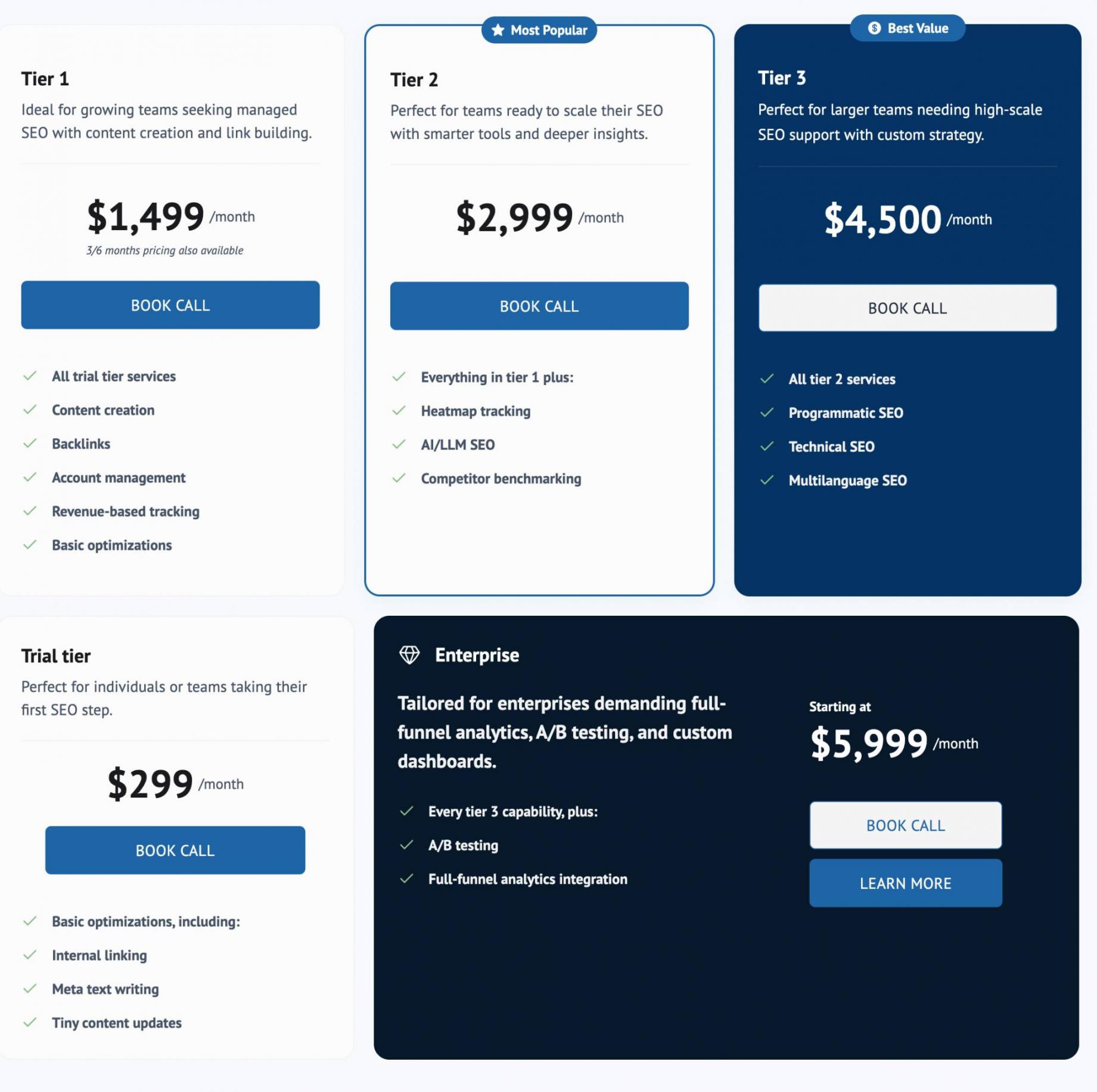 embarque pricing