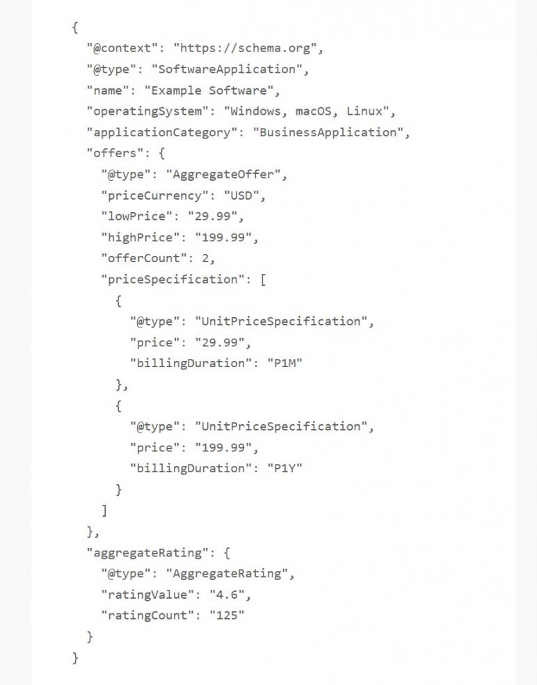 software application schema