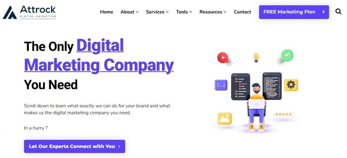 Attrock home page