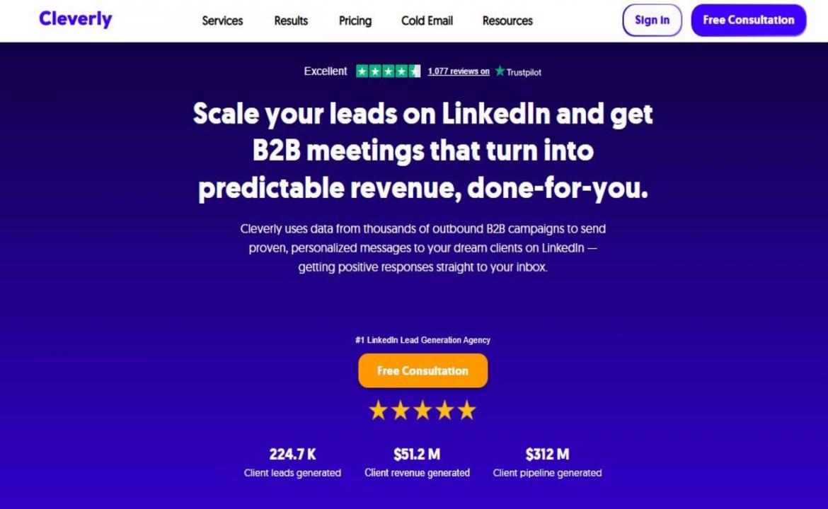 Cleverly homepage