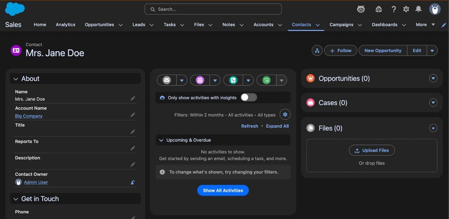 Salesforce dark mode