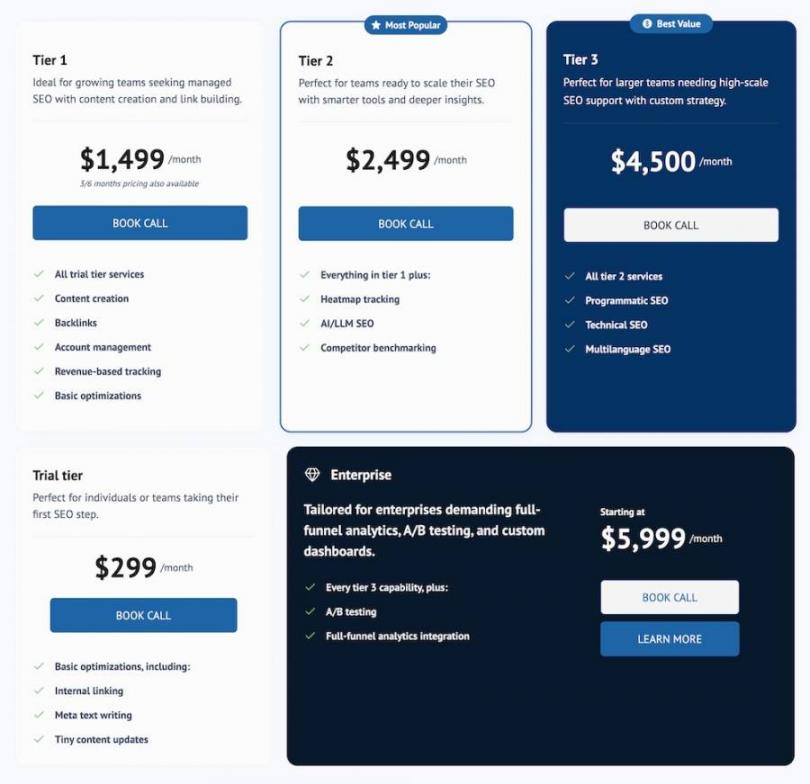 embarque pricing