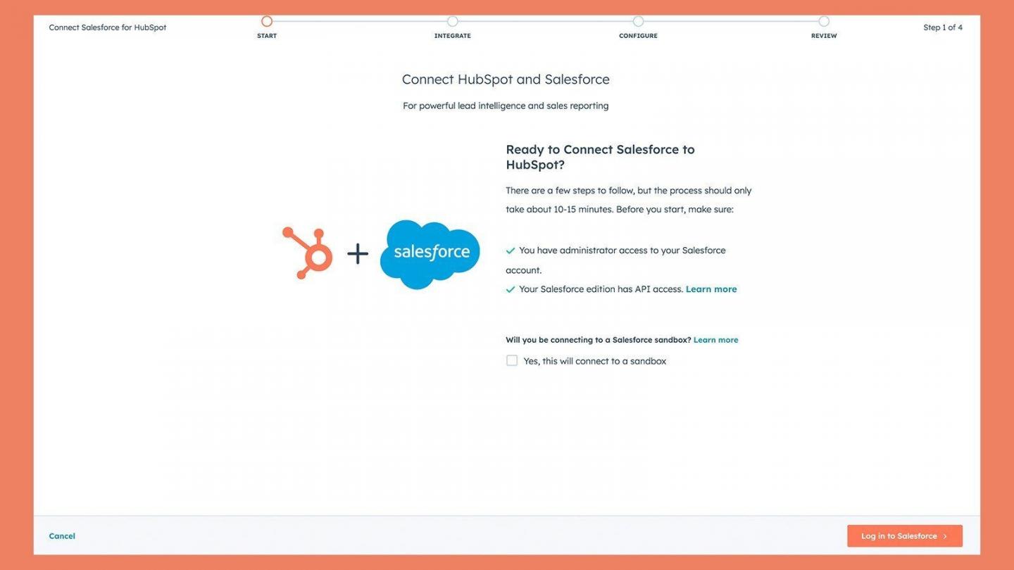 HubSpot Salesforce integration