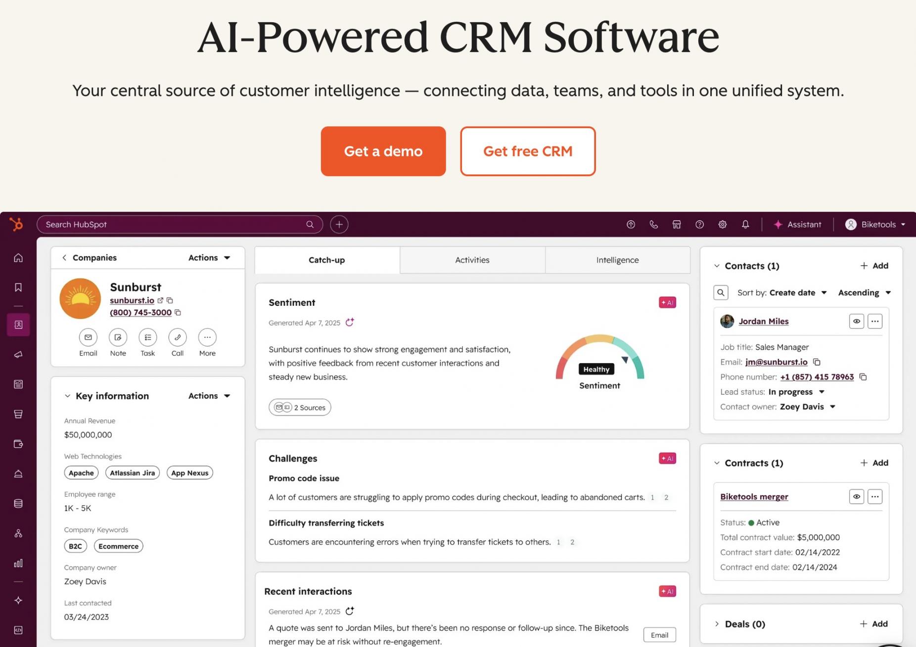 HubSpot Smart CRM