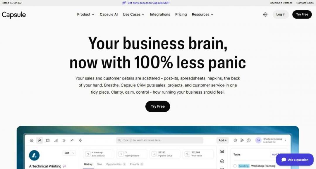 Capsule CRM