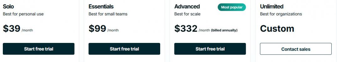 FuseBase Pricing Plans