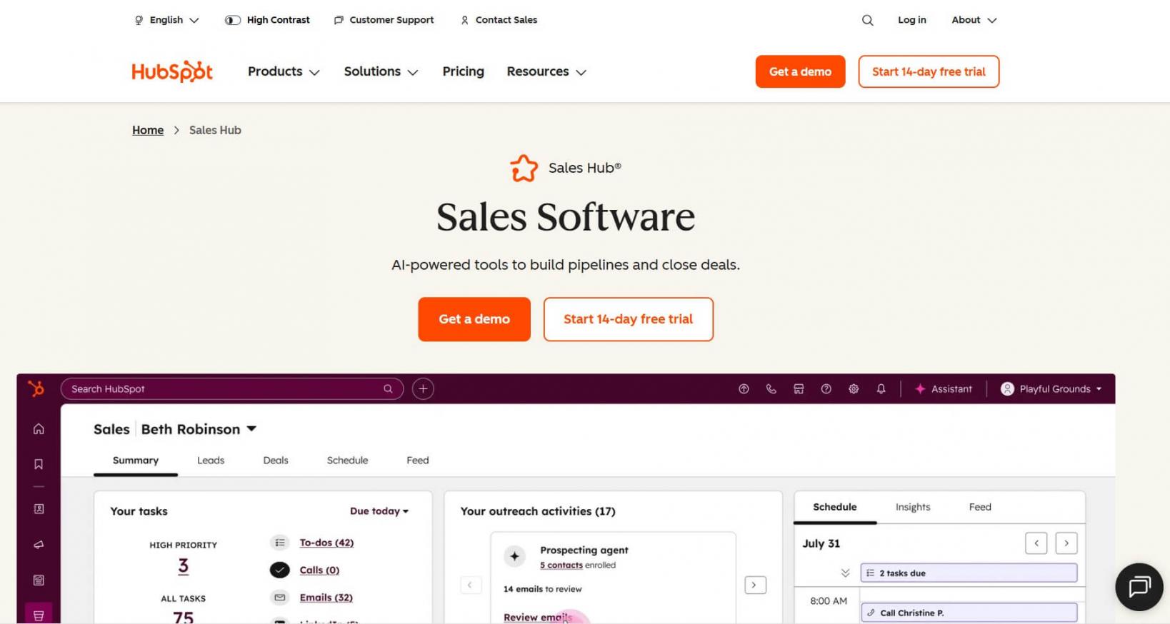 HubSpot Sales