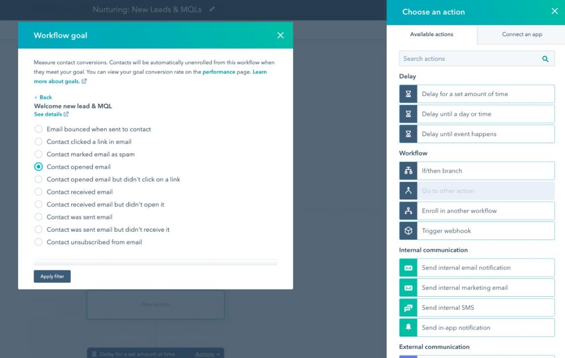 HubSpot behavioral triggers