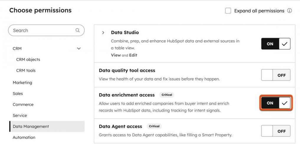 Hubspot data enrichment