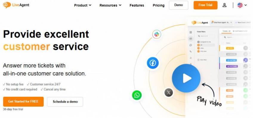 LiveAgent Homepage