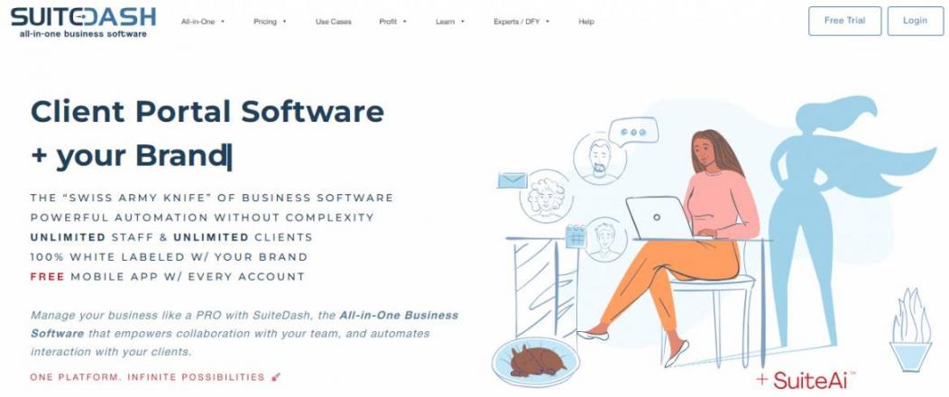SuiteDash Homepage