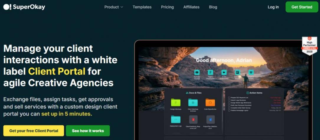 SuperOkay Homepage