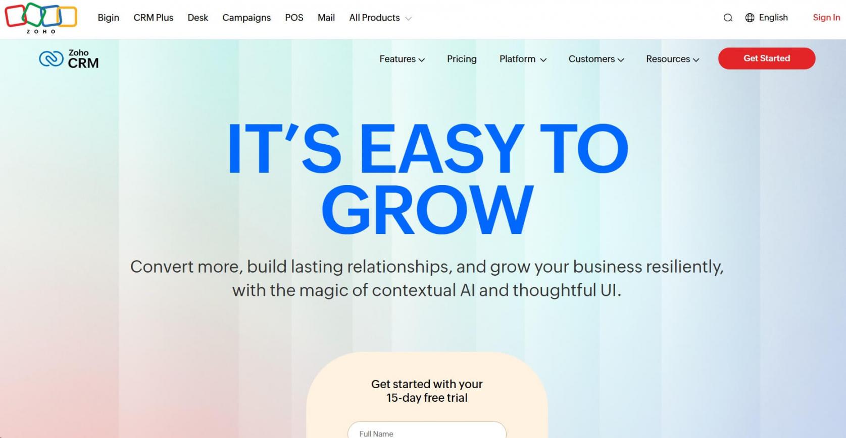 Zoho CRM