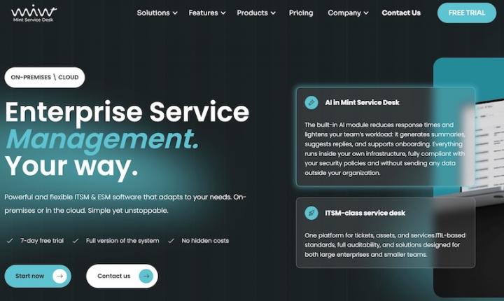 mint service desk