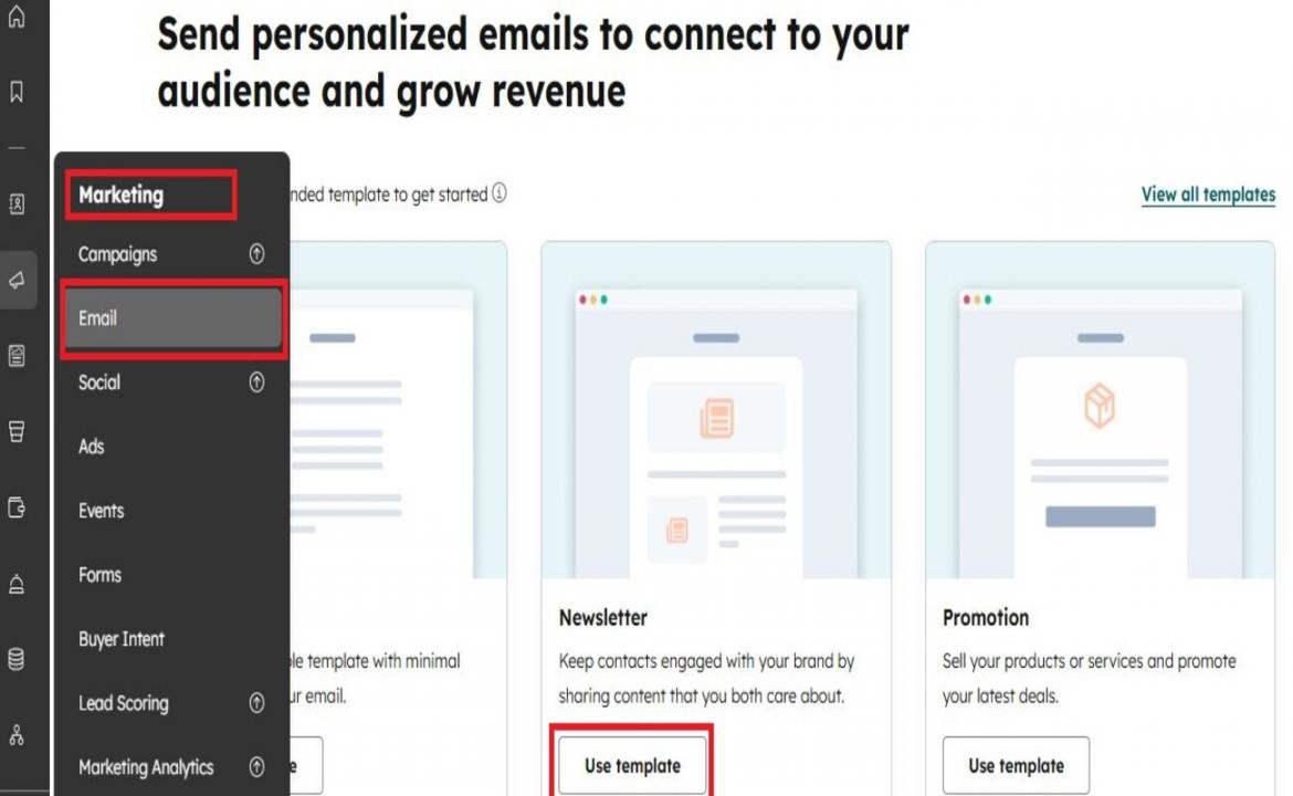 Creating Emails in HubSpot