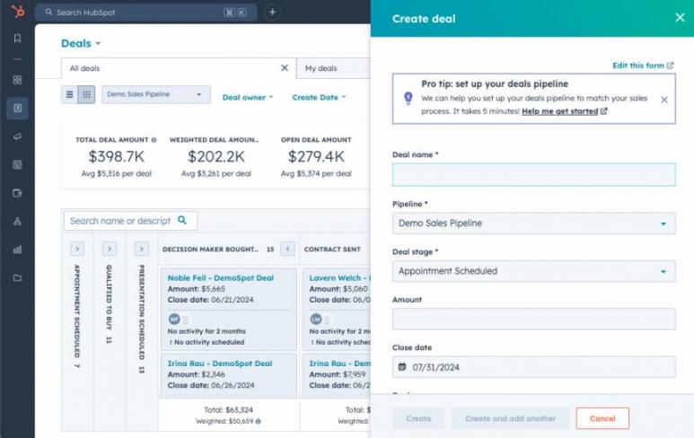 Hubspot deal pipeline