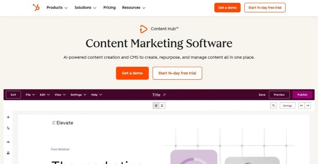 HubSpot Content Hub