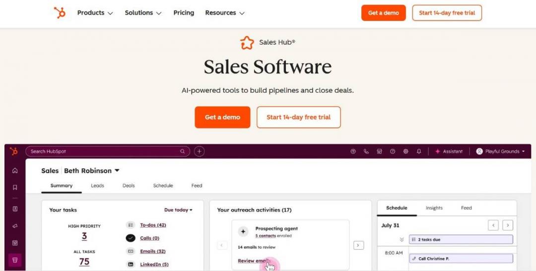 HubSpot Sales Hub