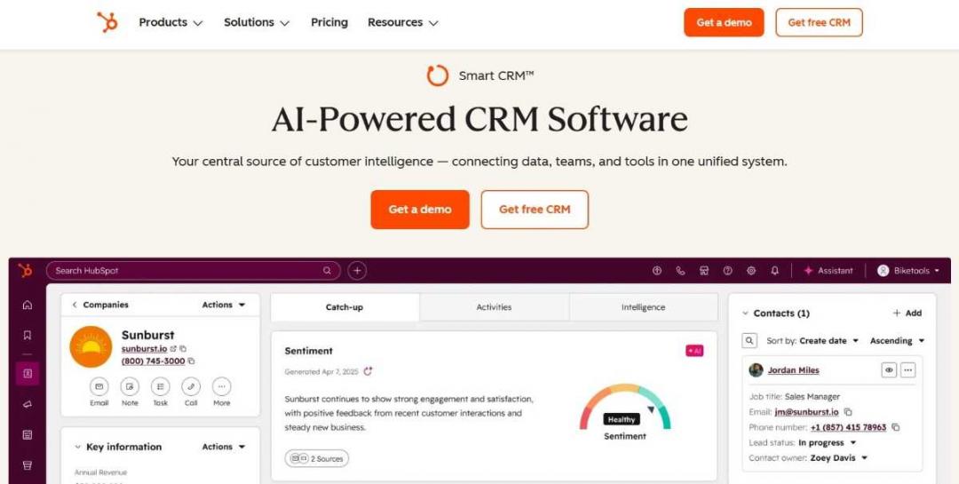 HubSpot Smart CRM