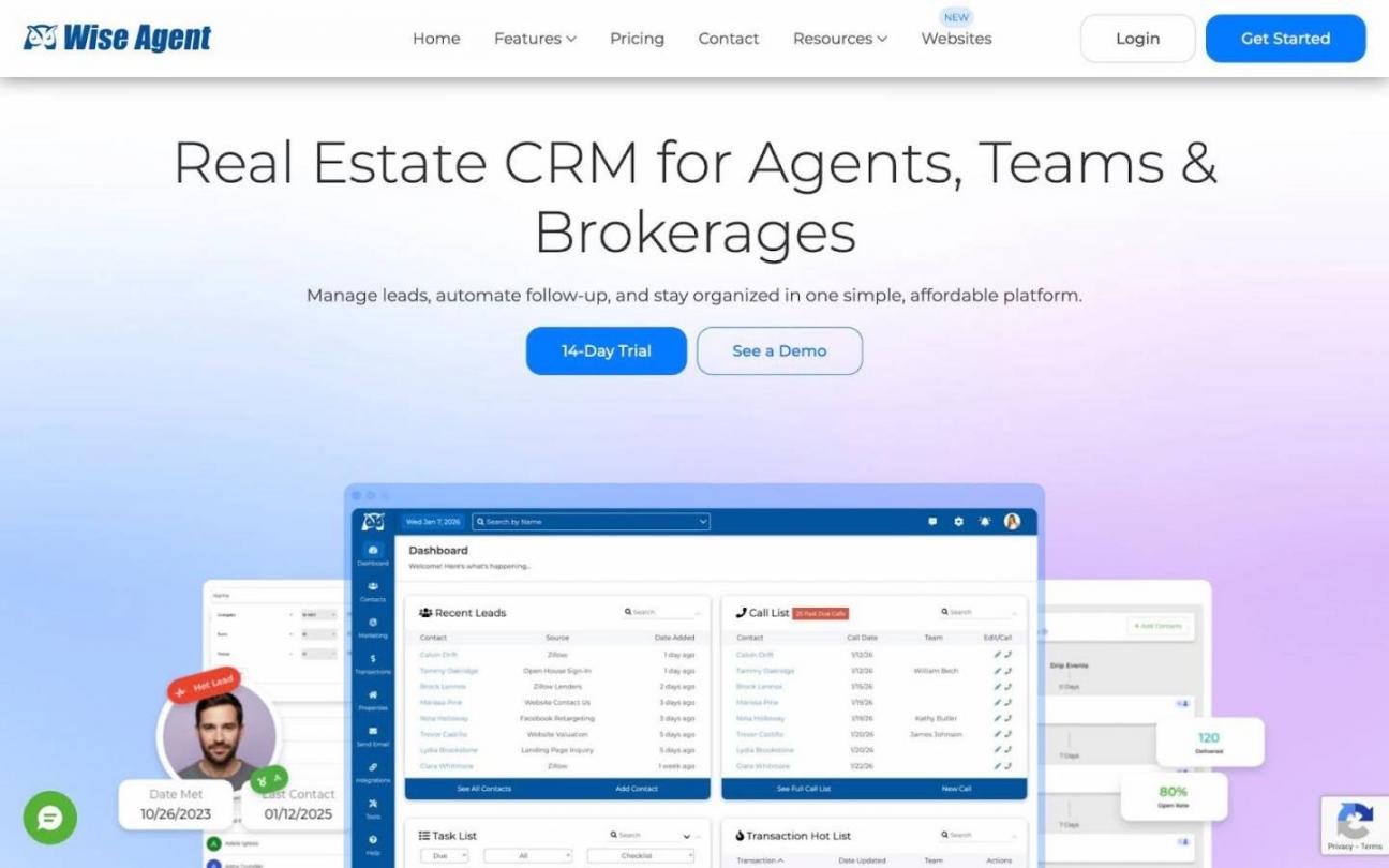 wise agent crm