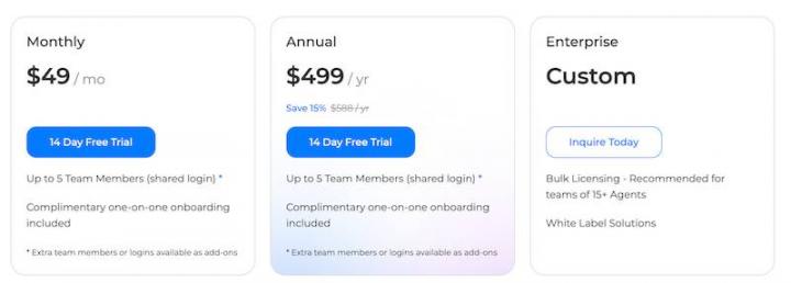 wise agent pricing