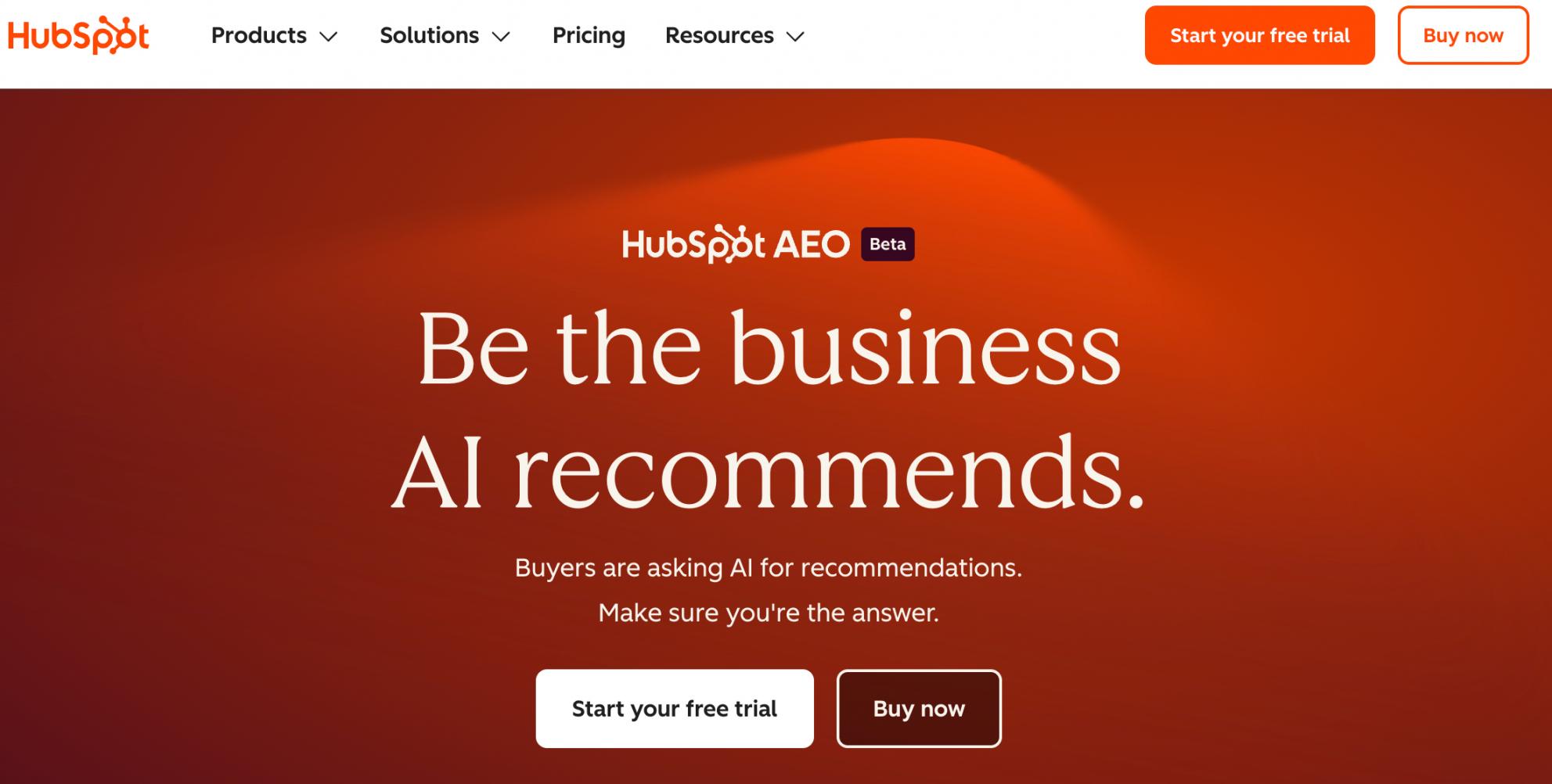 hubspot aeo