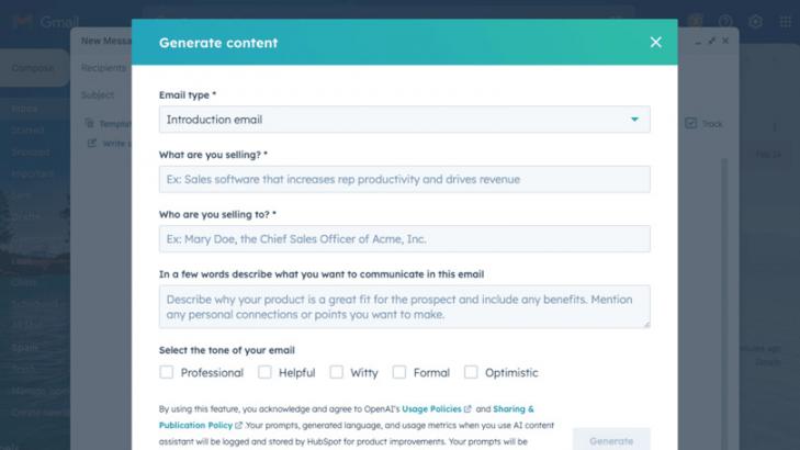 AI email writer