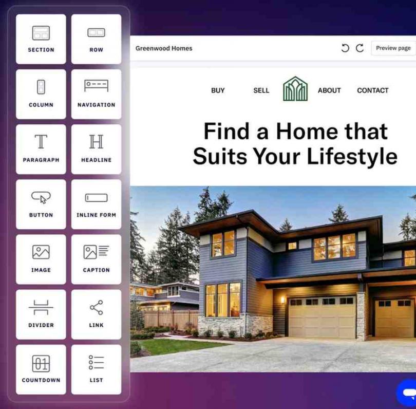 ActiveCampaign Landing Page Editor