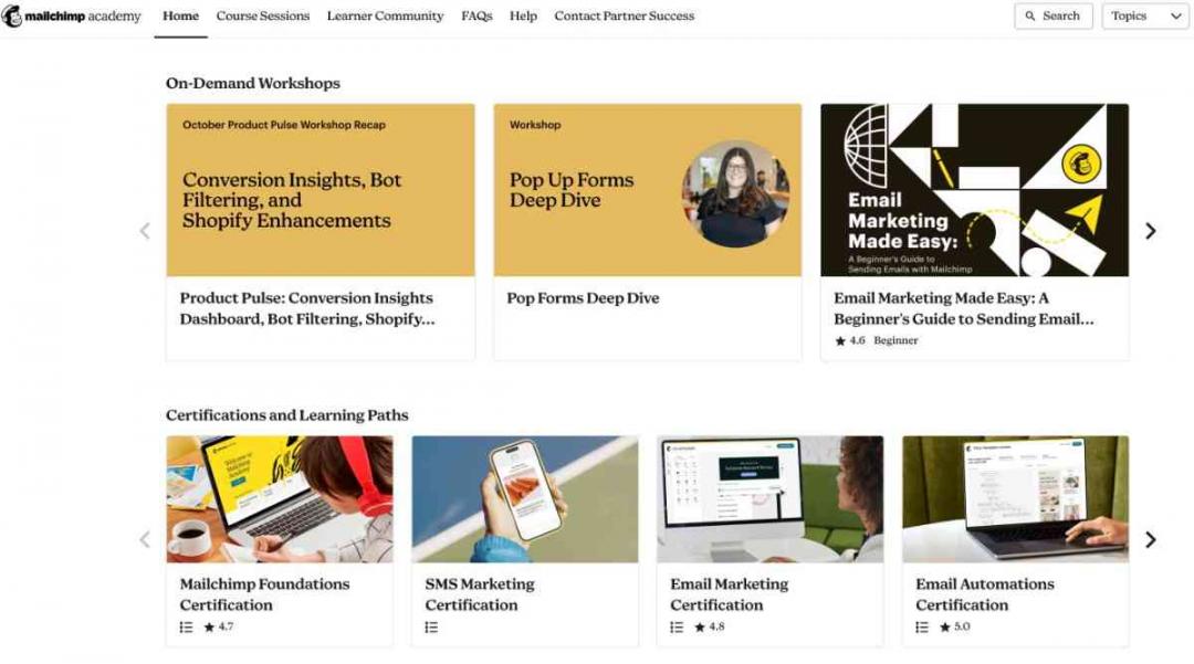 Mailchimp Academy