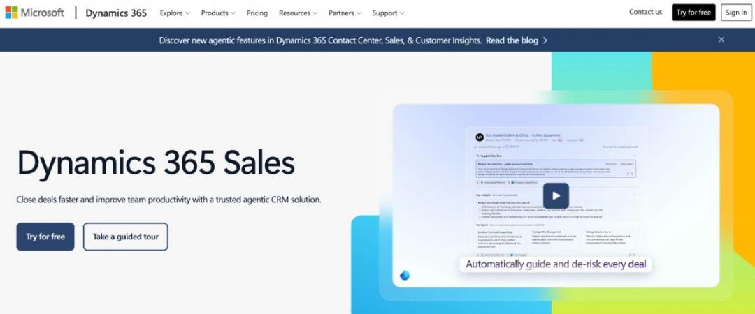 Microsoft Dynamics 365 Sales