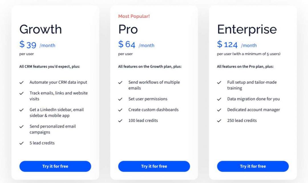 Salesflare pricing