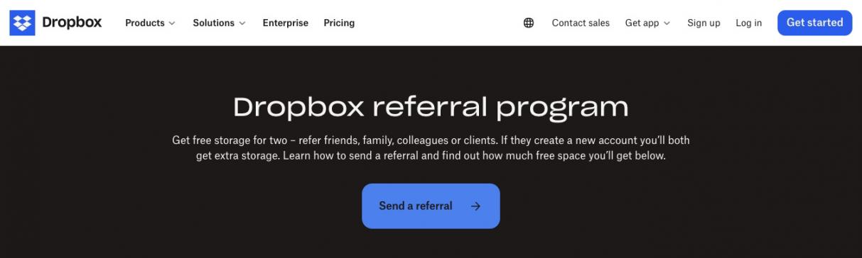 Dropbox referral program