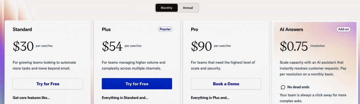 Help Scout pricing