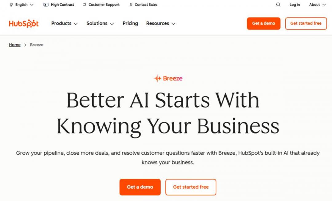 HubSpot Breeze AI