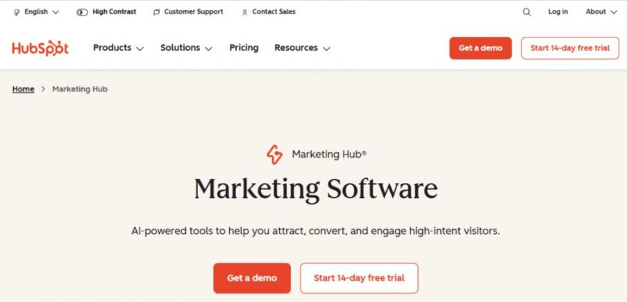 HubSpot Marketing Software