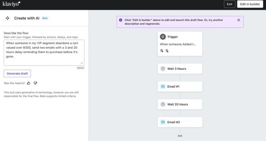 Klaviyo email automation