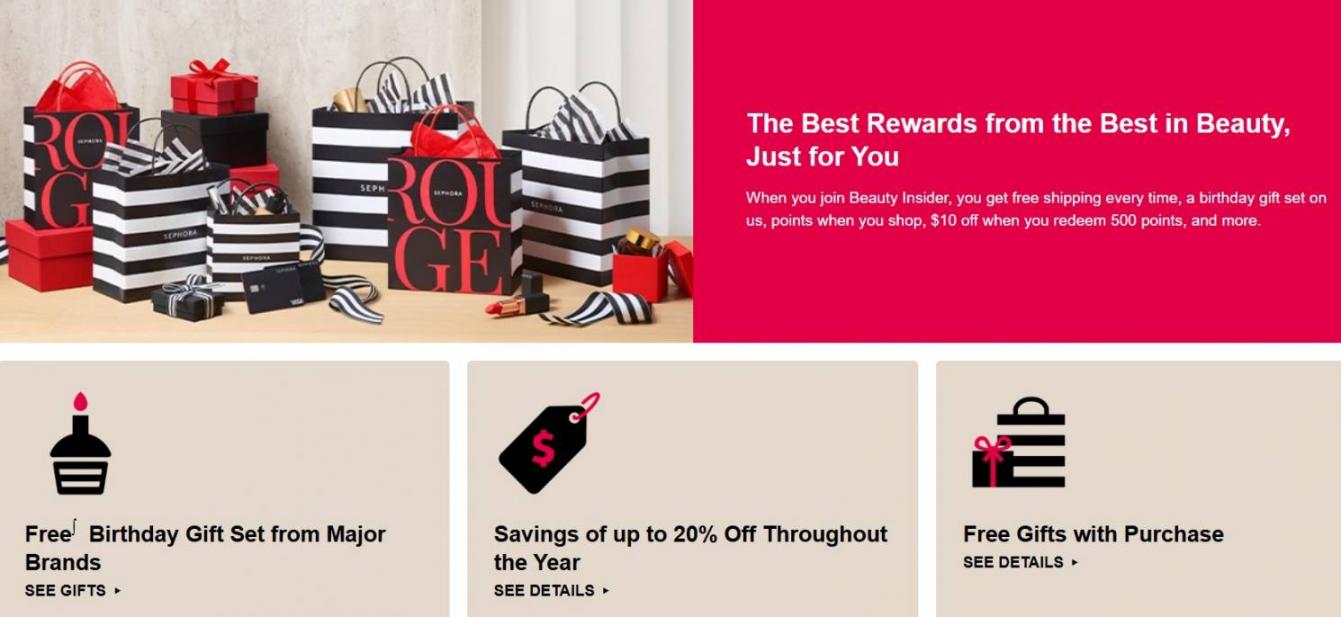 Sephora Beauty INsider loyalty Program