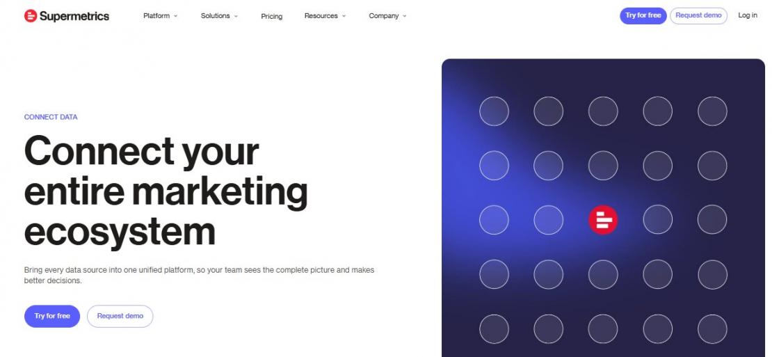 Supermetrics Homepage