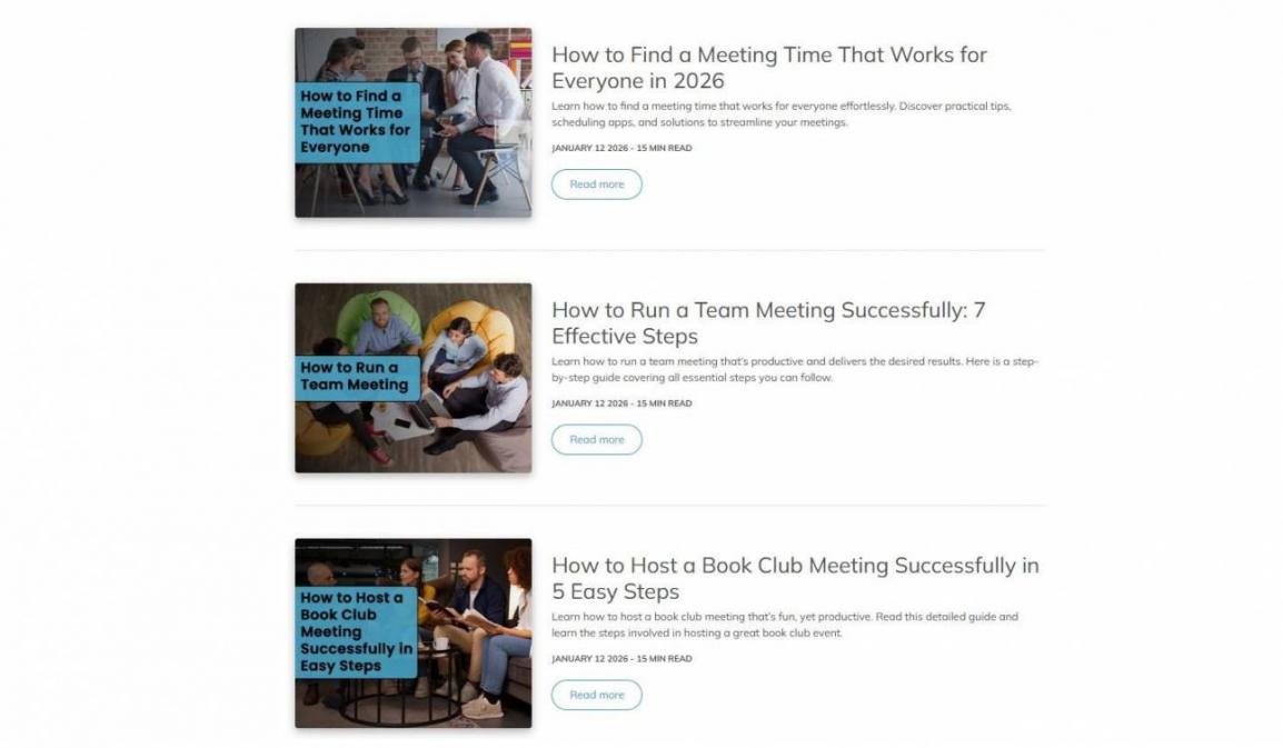 Blog content created for WhenAvailable