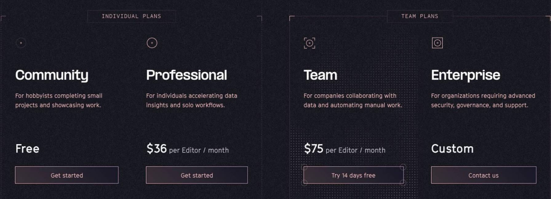 Hex pricing