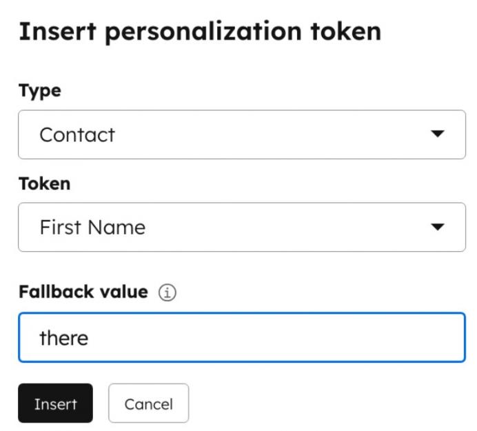 HubSpot_s personalization token