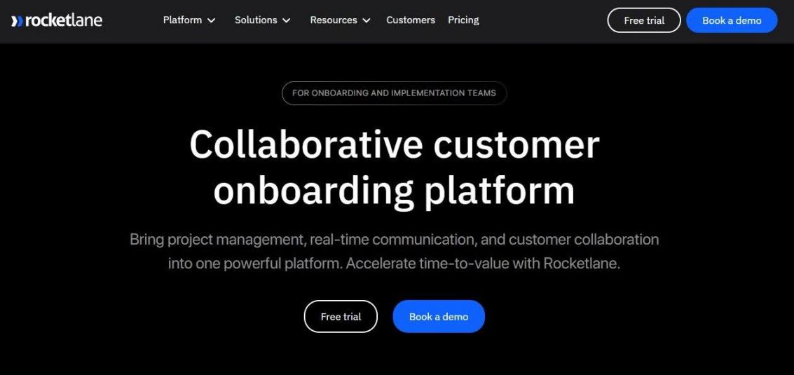 Rocketlane customer onboarding